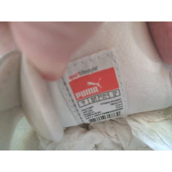 Puma Golf Shoes 9.5 New w/Box Women White Silver Cat 185343 02 no Tags Attached - Picture 7 of 10